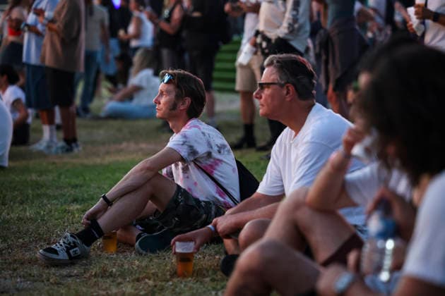 June 11, 2026, Porto, Portugal: Festival goers watch the concerts on the first day of the Primavera Sound Porto festival. Porto Portugal  - ZUMAs197 20260611_aaa_s197_098 Copyright: xRitaxFrancax