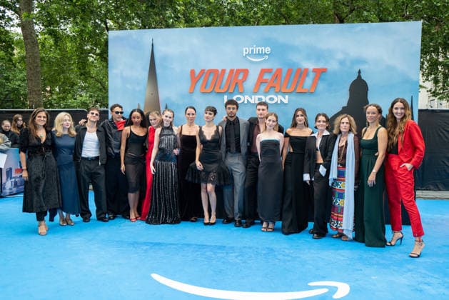 June 11, 2026, London, United Kingdom: Tara Erer, Christina Cole, Kerim Hassan, Orlando Norman, Enva Lewis, Asha Banks, Matthew Broome, Sam Buchanan, Charlotte Fassler, Mercedes Ron, Louisa Binder, Eve Macklin, Bella Heesom and Melissa Osborne attend the Global Premiere of Prime Video s Your Fault: London at Cineworld, Leicester Square, London London United Kingdom  - ZUMAs197 20260611_aaa_s197_101 Copyright: xPhilxLewisx