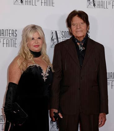 Singer-songwriter John Fogerty, right and his wife arrive on the red carpet at the 2026 Songwriters Hall of Fame Induction and Awards Gala at the New York Marriott Marquis on Thursday, June 11, 2026 in New York City.  NYP202606112036 PETERxFOLEY