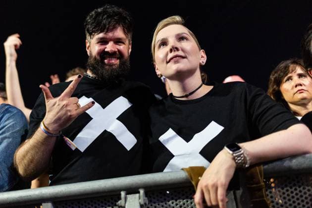 The xx at Primavera Sound Porto 2026 in Porto - 11 Jun 2026 Festival?goers attend the concert during The xx performance at Primavera Sound Porto 2026 at Parque da Cidade. Porto Portugal Copyright: xDiogoxBaptistax xSOPAxImagesx DB_THEXXPS261DAY_0011