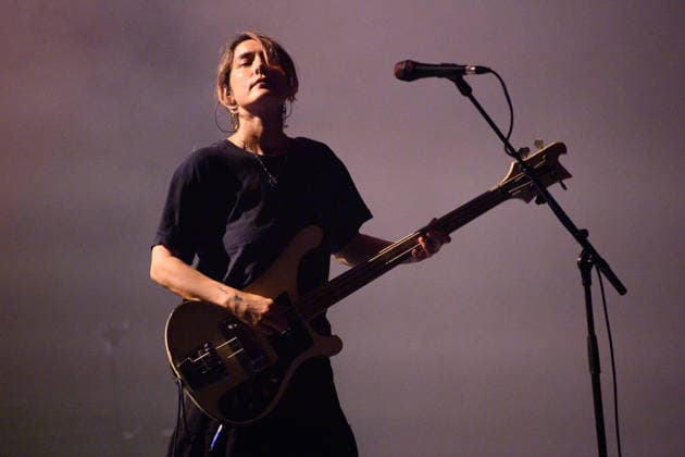 Warpaint Perform at Meltdown Festival 2026, Royal Festival Hall, London, UK - 11 June 2026 Bassist Jenny Lee Lindberg of American indie rock band Warpaint performs at The Meltdown Festival at Royal Festival Hall in London, England, UK on Thursday 11 June 2026., Credit:Justin Ng Avalon UK, England, London, Royal Festival Hall  Copyright: xJustinxNgx xAvalonx 1109570337