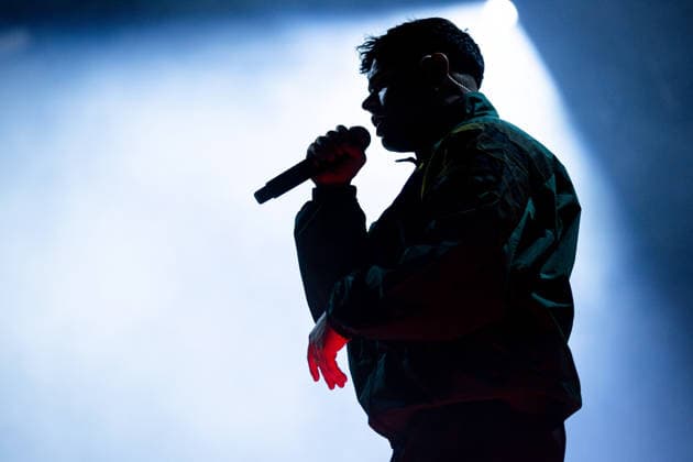 Kneecap at Primavera Sound Porto 2026 in Porto - 12 Jun 2026 MÛglaÌ Bap of the Irish hip?hop group Kneecap performs during the first day of Primavera Sound Porto 2026 at Parque da Cidade. Porto Portugal Copyright: xDiogoxBaptistax xSOPAxImagesx DB_KNEECAPS261DAY_0017