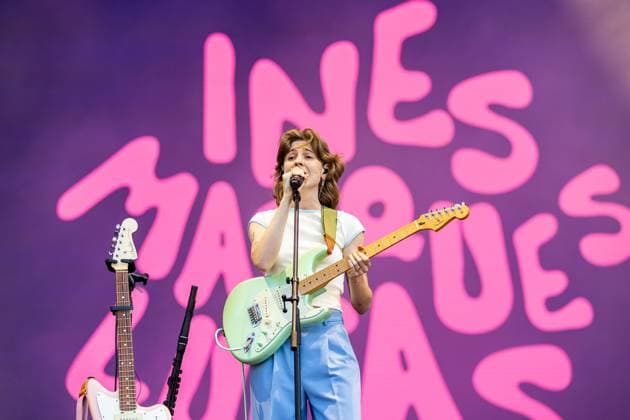 Primavera Sound Porto kicks off at city park - 11 Jun 2026 Portuguese singer Inês Marques Lucas performs during the Primavera Sound Porto 2026 at Parque da Cidade on the first day of the festival. Porto Portugal Copyright: xDiogoxBaptistax xSOPAxImagesx DB_PS261DAY_0015