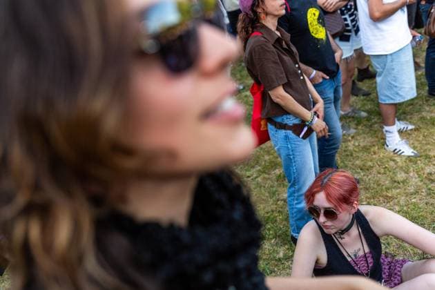 June 11, 2026, Porto, Portugal: Festival?goers attend a concert during the Primavera Sound Porto 2026 at Parque da Cidade on the first day of the festival. Porto Portugal  - ZUMAs197 20260611_aaa_s197_561 Copyright: xDiogoxBaptistax