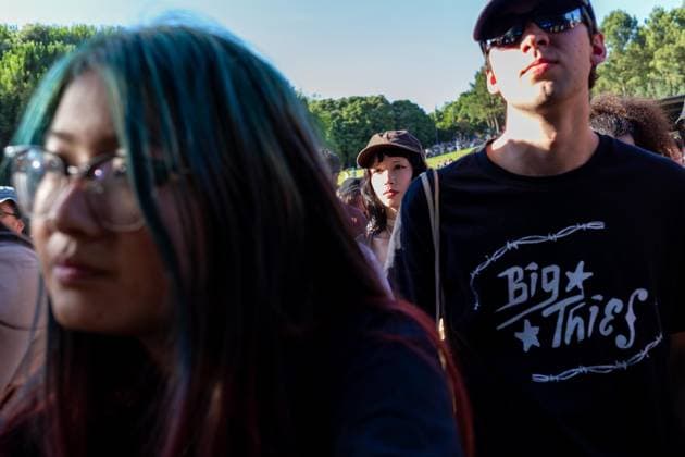 June 11, 2026, Porto, Portugal: Festival?goers attend a concert during the Primavera Sound Porto 2026 at Parque da Cidade on the first day of the festival. Porto Portugal  - ZUMAs197 20260611_aaa_s197_585 Copyright: xDiogoxBaptistax