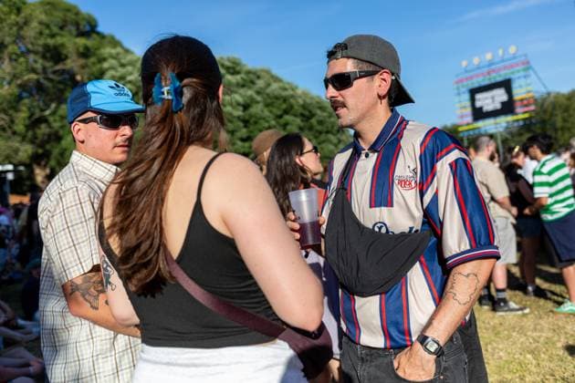 June 11, 2026, Porto, Portugal: Festival?goers attend a concert during the Primavera Sound Porto 2026 at Parque da Cidade on the first day of the festival. Porto Portugal  - ZUMAs197 20260611_aaa_s197_592 Copyright: xDiogoxBaptistax