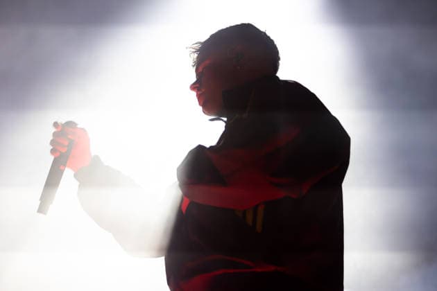 June 12, 2026, Porto, Portugal: MÃ›glaÃa Bap of the Irish hip?hop group Kneecap performs during the first day of Primavera Sound Porto 2026 at Parque da Cidade. Porto Portugal - ZUMAs197 20260612_aaa_s197_010 Copyright: xDiogoxBaptistax