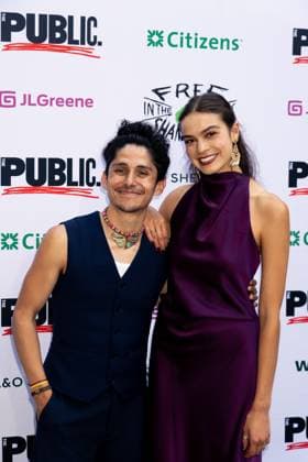 Andres Nicolas Chaves, Piper Runge at arrivals for Opening Night of Free Shakespeare in the Park s ROMEO & JULIET, The Delacorte Theater in Central Park, New York, NY, June 11, 2026. Photo By: Ryan Billings Everett Collection Opening Night of Free Shakespeare in the Park s ROMEO & JULIET PUBLICATIONXNOTxINxCANxCHNxFRAxITAxJPNxNORxPOLxRUSxESPxUKxUSA