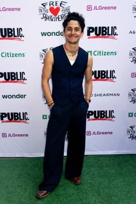 Andres Nicolas Chaves at arrivals for Opening Night of Free Shakespeare in the Park s ROMEO & JULIET, The Delacorte Theater in Central Park, New York, NY, June 11, 2026. Photo By: Ryan Billings Everett Collection Opening Night of Free Shakespeare in the Park s ROMEO & JULIET PUBLICATIONXNOTxINxCANxCHNxFRAxITAxJPNxNORxPOLxRUSxESPxUKxUSA