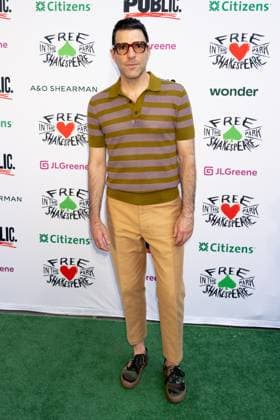 Zachary Quinto at arrivals for Opening Night of Free Shakespeare in the Park s ROMEO & JULIET, The Delacorte Theater in Central Park, New York, NY, June 11, 2026. Photo By: Ryan Billings Everett Collection Opening Night of Free Shakespeare in the Park s ROMEO & JULIET PUBLICATIONXNOTxINxCANxCHNxFRAxITAxJPNxNORxPOLxRUSxESPxUKxUSA