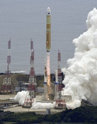 Japan launches H3 rocket A Japanese H3 rocket lifts off from the Tanegashima Space Center in Kagoshima Prefecture, southwestern Japan, on June 12, 2026. It marked the country s first rocket launch powered solely by liquid-fuel engines.  A14AA0005618503P
