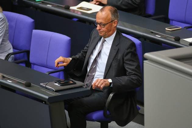 Berlin, Deutschland, 12.06.2026: Deutscher Bundestag: 84. Bundestagssitzung: Bundeskanzler Friedrich Merz (CDU) *** Berlin, Germany, 12 06 2026 German Bundestag 84 Bundestag session Federal Chancellor Friedrich Merz CDU Copyright: xdtsxNachrichtenagenturx dts_122702