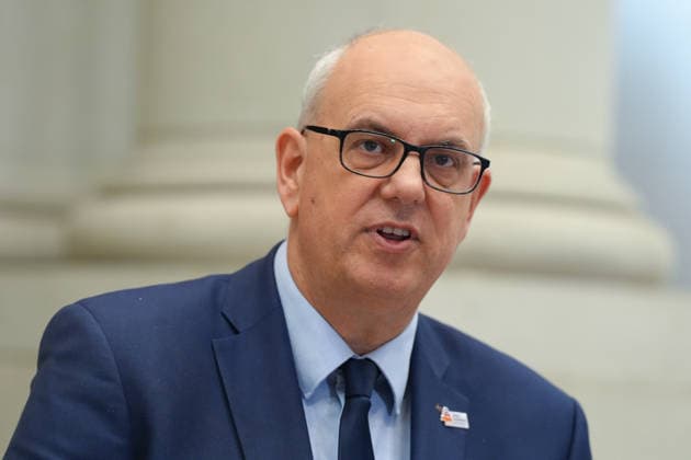 Bundesrat, 1066. Sitzung Andreas Bovenschulte (SPD) Praesident des Senats und Buergermeister von Bremen im Portrait beim Pressestatement im Rahmen der 1066. Bundesratssitzung, Berlin, 12.06.2026 Berlin Berlin Deutschland *** Bundesrat, 1066 Session Andreas Bovenschulte SPD President of the Senate and Mayor of Bremen in portrait at the press statement during the 1066 Bundesrat session, Berlin, 12 06 2026 Berlin Berlin Germany