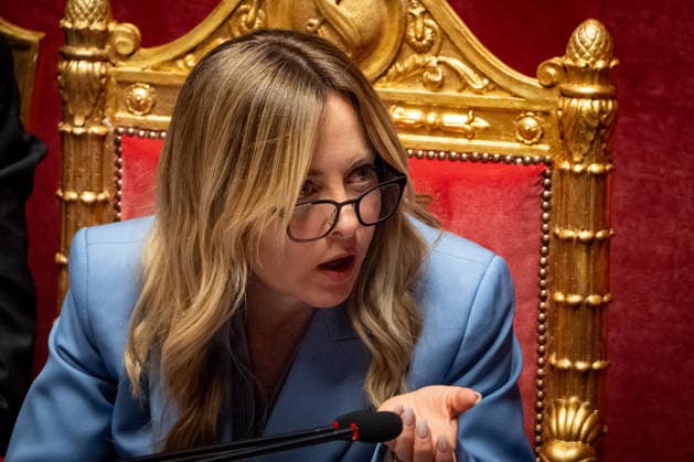 Speech by Italian Prime Minister Giorgia Meloni to the Italian Senate in Rome - 11 Jun 2026 Italian Prime Minister Giorgia Meloni addresses the Italian Senate ahead of the next European Council meeting at Palazzo Madama. Rome Italy Copyright: xStefanoxCostantinox xSOPAxImagesx SCOSTANTINO_26POL2932
