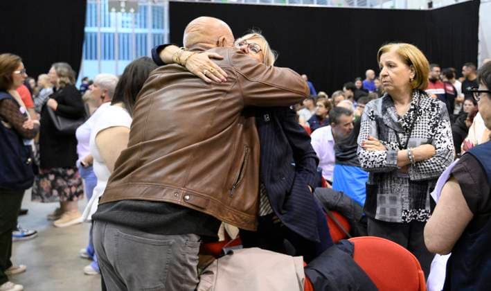 Verdict In Paolo and Antonino Falzone Trial MONS, BELGIUM - JUNE 12 : Civil Parties pictured the day of the reading of the verdict on their alleged role in the Strépy-Bracquegnies tragedy of 2022, in which a car crashed into a carnival procession, killing seven people and injuring 81 others on June 12, 2026 in Mons, Belgium, 12 06 2026 Mons Belgium  Copyright: xPhilipxReynaersx
