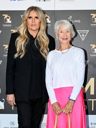 IPA85603545 - Taormina, 72nd Taormina Film Fest 2026 Day 3 Helen Mirren™s photocall In the photo: Helen Mirren, Tiziana Rocca  Copyright: xMaurizioxD Avanzox xDxAvanzo Mangiarottix 85603545