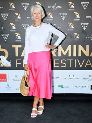 IPA85603538 - Taormina, 72nd Taormina Film Fest 2026 Day 3 Helen Mirren™s photocall In the photo: Helen Mirren,  Copyright: xMaurizioxD Avanzox xDxAvanzo Mangiarottix 85603538