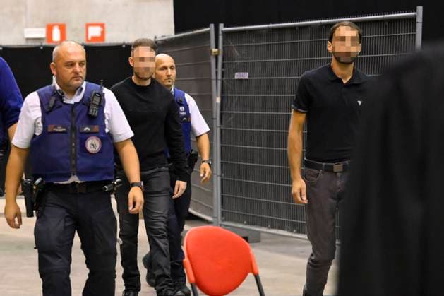 Verdict In Paolo and Antonino Falzone Trial MONS, BELGIUM - JUNE 12 : Paolo and Antonino Falzone and Civil Parties pictured the day of the reading of the verdict on their alleged role in the Strépy-Bracquegnies tragedy of 2022, in which a car crashed into a carnival procession, killing seven people and injuring 81 others on June 12, 2026 in Mons, Belgium, 12 06 2026 Mons Belgium  Copyright: xPhilipxReynaersx