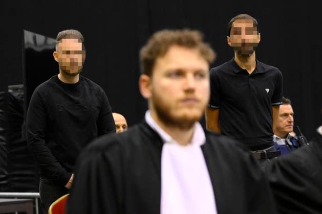 Verdict In Paolo and Antonino Falzone Trial MONS, BELGIUM - JUNE 12 : Paolo and Antonino Falzone and Civil Parties pictured the day of the reading of the verdict on their alleged role in the Strépy-Bracquegnies tragedy of 2022, in which a car crashed into a carnival procession, killing seven people and injuring 81 others on June 12, 2026 in Mons, Belgium, 12 06 2026 Mons Belgium  Copyright: xPhilipxReynaersx