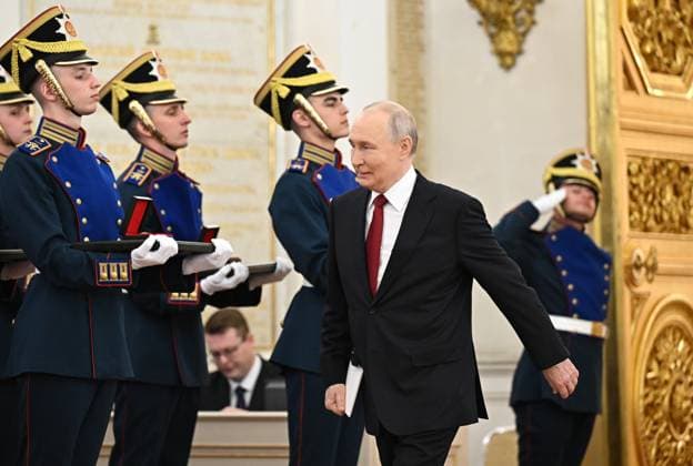 Russia Putin State Awards Presentation 9188382 12.06.2026 Russian President Vladimir Putin arrives to attend a ceremony to present the State Awards for achievements in science and technology, literature and arts, and humanitarian activity, as well as the Hero of Labour gold medals, at the Kremlin in Moscow, Russia. Sergey Bobylev Sputnik Moscow Russia  Copyright: xSergeyxBobylevx