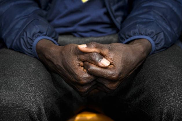 Pope Leo XIV Meets With Migrants in Tenerife - Canary Islands Pope Leo XIV meets with migrants at the Las Raices Center in Tenerife during his stay in the Canary Islands on June 12, 2026 on the seventh day of his pastoral visit to Spain. After listening to the stories of migrants, who have risked long and perilous journeys across the Atlantic to reach Europe, the pope expressed his closeness to them and all migrants. Photo by (EV) Simone Risoluti Vatican Media ABACACAPRESS.COM Canary Islands Spain  Copyright: xABACAx