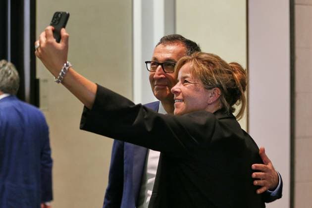 Berlin, Deutschland, 12.06.2026: Bundesrat: 1066. Sitzung des Bundesrates: Cem Özdemir (Grüne), Ministerpräsident von Baden-Württemberg und Mona Neubaur (Grüne) *** Berlin, Germany, 12 06 2026 Bundesrat 1066 Meeting of the Bundesrat Cem Özdemir Greens , Minister President of Baden Württemberg and Mona Neubaur Greens Copyright: xdtsxNachrichtenagenturx dts_122792