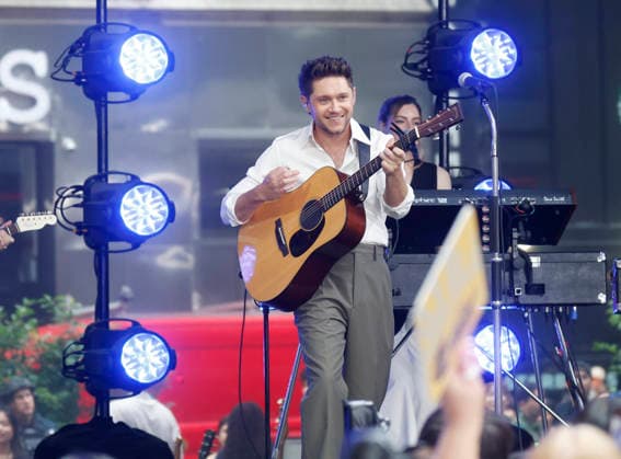 Niall Horan performs on the NBC Today Show at Rockefeller Center in New York City on Friday, June 12, 2026.  NYP20260612103 JOHNxANGELILLO
