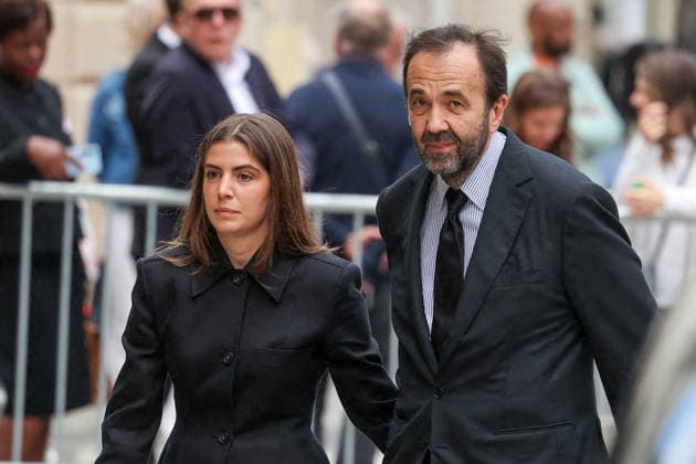 Frédéric Salat Baroux and daughter Esther at the funeral of B Chirac in the Sainte Clotilde Basilica in Paris 7th arrondissement on June 12, 2026 The former first lady of France died on June 5, 2026 at the age of 93 Jacovides Liewig Bestimage The funeral of B Chirac in the Sainte Clotilde Basilica in Paris 7th arrondissement on June 12, 2026 The former first lady of France died on June 5, 2026 at the age of 93 Paris France  Copyright: xJacovidesx xLiewigx xBestimagexJacovidesx xLiewigx xBestimagex