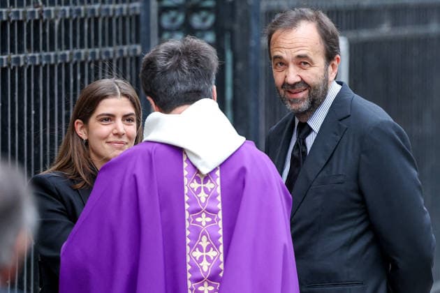 Frédéric Salat Baroux and daughter Esther at the funeral of B Chirac in the Sainte Clotilde Basilica in Paris 7th arrondissement on June 12, 2026 The former first lady of France died on June 5, 2026 at the age of 93 Jacovides Liewig Bestimage The funeral of B Chirac in the Sainte Clotilde Basilica in Paris 7th arrondissement on June 12, 2026 The former first lady of France died on June 5, 2026 at the age of 93 Paris France  Copyright: xJacovidesx xLiewigx xBestimagexJacovidesx xLiewigx xBestimagex