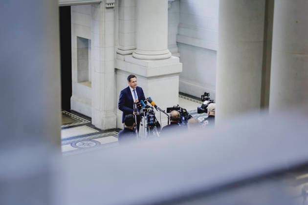 Olaf Lies, Ministerpraesident von Niedersachsen, aufgenommen im Rahmen eines Pressestatements vor der Sitzung des Bundesrates in Berlin, 12.06.2026. Berlin Deutschland *** Olaf Lies, Minister President of Lower Saxony, recorded during a press statement before the Bundesrat meeting in Berlin, 12 06 2026 Berlin Germany Copyright: xFlorianxGaertnerx