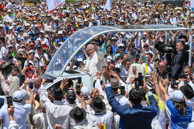 June 12, 2026, Santa Cruz De Tenerife, Spain: Pope Leo XIV celebrates the holy mass at the port of Santa Cruz de Tenerife during his apostolic journey to Spain, Santa Cruz de Tenerife, 12 June 2026. ANSA CIRO FUSCO. Santa Cruz De Tenerife Spain  - ZUMAa110 20260612_zaf_a110_030 Copyright: xCiroxFuscox