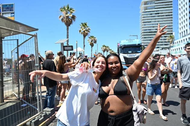 June 12, 2026, Tel-Aviv, Tel-Aviv, Israel: TEL AVIV, ISRAEL Ã¢â‚¬ JUNE 12, 2026: Participants celebrate during the Tel Aviv Pride Parade. Tel Aviv hosts the largest Pride event in the Middle East and remains the only country in the region where the LGBTQ community is openly visible and celebrated. Tel-Aviv Israel - ZUMAp227 20260612_zip_p227_033 Copyright: xPaulinaxPatimerx