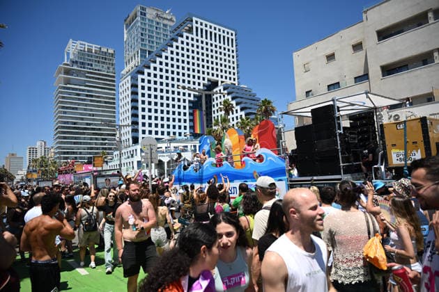 June 12, 2026, Tel-Aviv, Tel-Aviv, Israel: TEL AVIV, ISRAEL Ã¢â‚¬ JUNE 12, 2026: Participants celebrate during the Tel Aviv Pride Parade. Tel Aviv hosts the largest Pride event in the Middle East and remains the only country in the region where the LGBTQ community is openly visible and celebrated. Tel-Aviv Israel - ZUMAp227 20260612_zip_p227_026 Copyright: xPaulinaxPatimerx