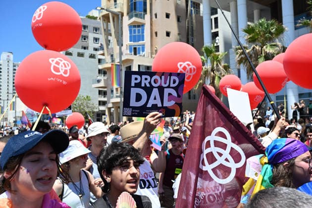 June 12, 2026, Tel-Aviv, Tel-Aviv, Israel: TEL AVIV, ISRAEL Ã¢â‚¬ JUNE 12, 2026: Participants celebrate during the Tel Aviv Pride Parade. Tel Aviv hosts the largest Pride event in the Middle East and remains the only country in the region where the LGBTQ community is openly visible and celebrated. Tel-Aviv Israel  - ZUMAp227 20260612_zip_p227_012 Copyright: xPaulinaxPatimerx