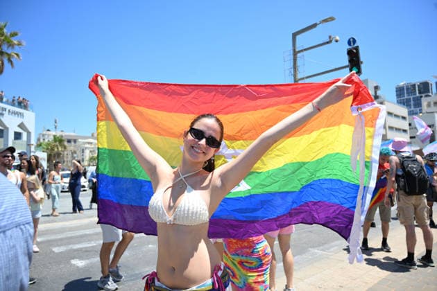 June 12, 2026, Tel-Aviv, Tel-Aviv, Israel: TEL AVIV, ISRAEL Ã¢â‚¬ JUNE 12, 2026: Participants celebrate during the Tel Aviv Pride Parade. Tel Aviv hosts the largest Pride event in the Middle East and remains the only country in the region where the LGBTQ community is openly visible and celebrated. Tel-Aviv Israel  - ZUMAp227 20260612_zip_p227_019 Copyright: xPaulinaxPatimerx