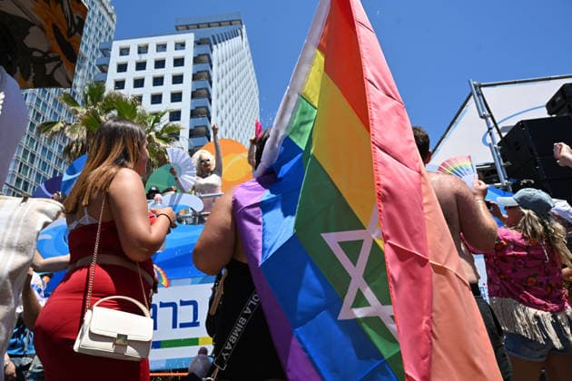 June 12, 2026, Tel-Aviv, Tel-Aviv, Israel: TEL AVIV, ISRAEL Ã¢â‚¬ JUNE 12, 2026: Participants celebrate during the Tel Aviv Pride Parade. Tel Aviv hosts the largest Pride event in the Middle East and remains the only country in the region where the LGBTQ community is openly visible and celebrated. Tel-Aviv Israel - ZUMAp227 20260612_zip_p227_020 Copyright: xPaulinaxPatimerx