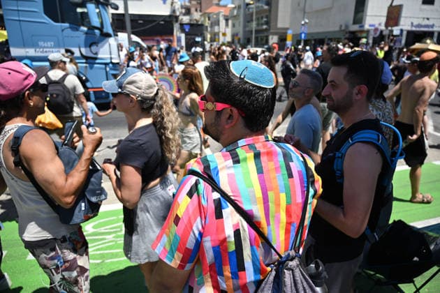 June 12, 2026, Tel-Aviv, Tel-Aviv, Israel: TEL AVIV, ISRAEL Ã¢â‚¬ JUNE 12, 2026: Participants celebrate during the Tel Aviv Pride Parade. Tel Aviv hosts the largest Pride event in the Middle East and remains the only country in the region where the LGBTQ community is openly visible and celebrated. Tel-Aviv Israel  - ZUMAp227 20260612_zip_p227_025 Copyright: xPaulinaxPatimerx