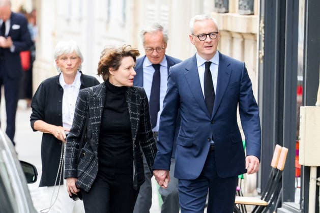 Bruno Le Maire and his wife Pauline Le Maire at the funeral of B Chirac in the Sainte Clotilde Basilica in Paris 7th arrondissement on June 12, 2026 The former first lady of France died on June 5, 2026 at the age of 93 Jacovides Liewig Bestimage The funeral of B Chirac in the Sainte Clotilde Basilica in Paris 7th arrondissement on June 12, 2026 The former first lady of France died on June 5, 2026 at the age of 93 Paris France  Copyright: xJacovidesx xLiewigx xBestimagexJacovidesx xLiewigx xBestimagex