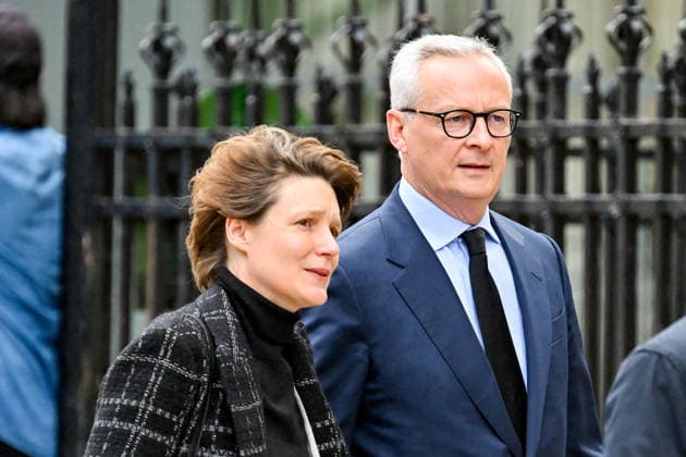 Bruno Le Maire and his wife Pauline Le Maire at the funeral of B Chirac in the Sainte Clotilde Basilica in Paris 7th arrondissement on June 12, 2026 The former first lady of France died on June 5, 2026 at the age of 93 Jacovides Liewig Bestimage The funeral of B Chirac in the Sainte Clotilde Basilica in Paris 7th arrondissement on June 12, 2026 The former first lady of France died on June 5, 2026 at the age of 93 Paris France  Copyright: xJacovidesx xLiewigx xBestimagexJacovidesx xLiewigx xBestimagex