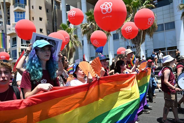 June 12, 2026, Tel-Aviv, Tel-Aviv, Israel: TEL AVIV, ISRAEL Ã¢â‚¬ JUNE 12, 2026: Participants celebrate during the Tel Aviv Pride Parade. Tel Aviv hosts the largest Pride event in the Middle East and remains the only country in the region where the LGBTQ community is openly visible and celebrated. Tel-Aviv Israel - ZUMAp227 20260612_zip_p227_011 Copyright: xPaulinaxPatimerx