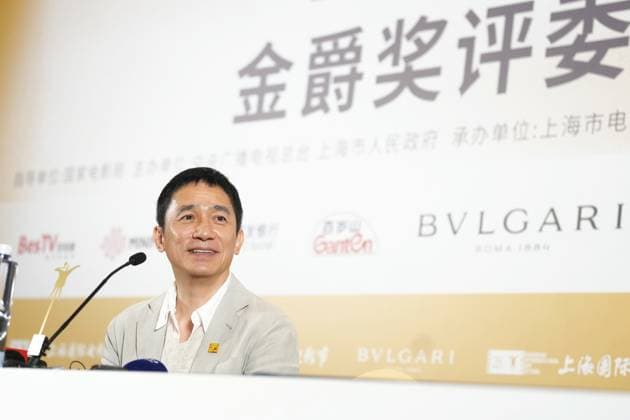 SHANGHAI, CHINA - JUNE 12: Tony Leung Chiu-wai, Jury President of the Golden Goblet Awards, speaks to media during a meet and greet with jury members at the opening of the 28th Shanghai International Film Festival on June 12, 2026 in Shanghai, China. The festival features a main competition section judged by a panel of international film professionals.  Copyright: xChinaxNewsxServicex 111647794646