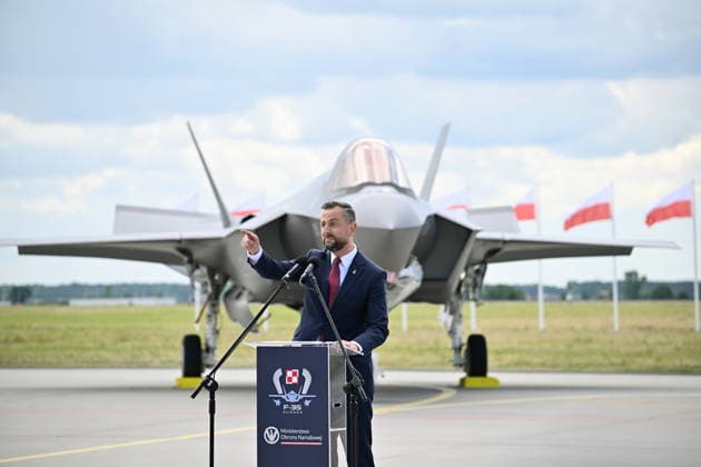 RECORD DATE NOT STATED !!!!! NO RUSSIA AND POLAND !!!! 12.06.2026 LASK 12 06 2026 LASK COMBAT AIR BASE OFFICIAL WELCOME OF THE NEW F-35 COMBAT AIRCRAFT F-35 F 35 BAZA LOTNICTWA BOJOWEGO OFICJALNE PRZYWITANIE NOWEGO SAMOLOTU BOJWEGO F35 F-35 F 35 N Z WLADYSLAW KOSINIAK KAMYSZ FOT DAMIAN BURZYKOWSKI NEWSPIX.PL NEWSPIX.PL --- newspix.pl 