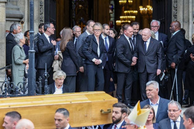 Claude Chirac, François Pinault aux obèques de B Chirac en la basilique Sainte Clotilde à Paris 7ème le 12 juin 2026 The former first lady of France died on June 5, 2026 at the age of 93 Jacovides Liewig Bestimage The funeral of B Chirac in the Sainte Clotilde Basilica in Paris 7th arrondissement on June 12, 2026 The former first lady of France died on June 5, 2026 at the age of 93 Paris France  Copyright: xJacovidesx xLiewigx xBestimagexJacovidesx xLiewigx xBestimagex
