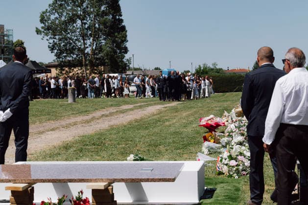 Lyhannas funeral ceremony marks another deeply emotional moment in Fleurance France, Fleurance, June 12, 2026 Ceremonie des obseques de Lyhanna marque un nouveau moment dintense emotion a Fleurance France, Fleurance le 12 juin 2026 Photo by Patricia Huchot Boissier Starface 457260 2026 12 06 OCCITANIE FLEURANCE France  Copyright: xPatriciaxHuchot-Boissierx xStarfacex STAR_457260_034