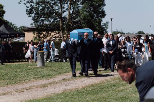 Lyhannas funeral ceremony marks another deeply emotional moment in Fleurance France, Fleurance, June 12, 2026 Ceremonie des obseques de Lyhanna marque un nouveau moment dintense emotion a Fleurance France, Fleurance le 12 juin 2026 Photo by Patricia Huchot Boissier Starface 457260 2026 12 06 OCCITANIE FLEURANCE France  Copyright: xPatriciaxHuchot-Boissierx xStarfacex STAR_457260_036