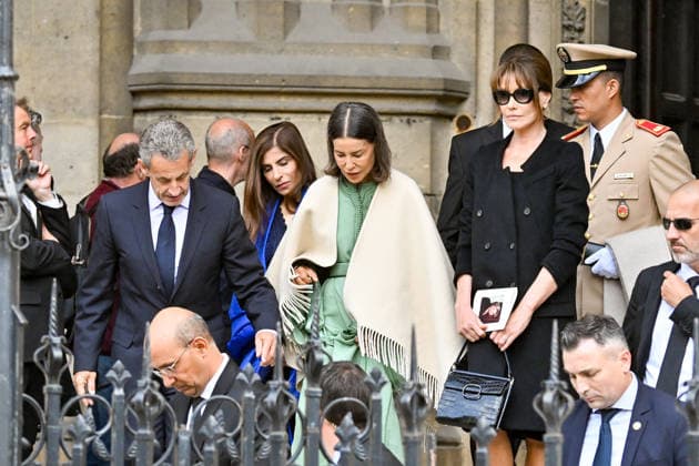 Nicolas Sarkozy, Princess Lalla Meryem, and Carla Bruni at the funeral of B Chirac in the Sainte Clotilde Basilica in Paris 7th arrondissement on June 12, 2026 The former first lady of France died on June 5, 2026 at the age of 93 Jacovides Liewig Bestimage The funeral of B Chirac in the Sainte Clotilde Basilica in Paris 7th arrondissement on June 12, 2026 The former first lady of France died on June 5, 2026 at the age of 93 Paris France  Copyright: xJacovidesx xLiewigx xBestimagexJacovidesx xLiewigx xBestimagex