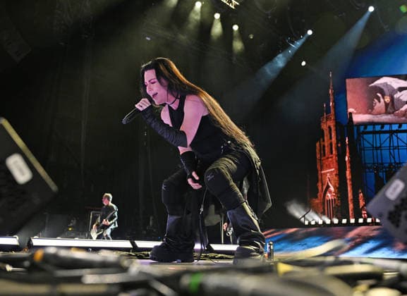 Evanescence perform during opening night of The 2026 World Tour Tour at The I Think Financial Amphitheatre Featuring: Amy Lee, Evanescence Where: West Palm Beach, Florida, United States When: 11 Jun 2026 Credit: Robert Bell INSTARimages EDITORIAL USE ONLY. NOT FOR USE BY NEWSPAPERS BASED IN THE UK. Copyright: xx instar55769263