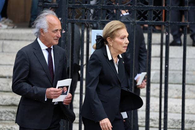 Departs des obseques de Bernadette Chirac en la Basilique Sainte-Clotilde Ã Paris, France le 12 juin 2026 Farah Pahlavi- Departs des obseques de Bernadette Chirac en la Basilique Sainte-Clotilde Ã Paris, France le 12 juin 2026  Copyright: xDFY+DKRx