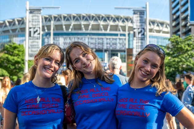 June 12, 2026, London, London, UK: LONDON, UK. Fans arrive on Olympic way to attend Harry StylesÃ¢â‚¬â ¢ concert, part of the Together Together tour as he begins a 12-night residency at Wembley Stadium. London UK  - ZUMAl94_ 20260612_zaf_l94_021 Copyright: xStephenxChungx