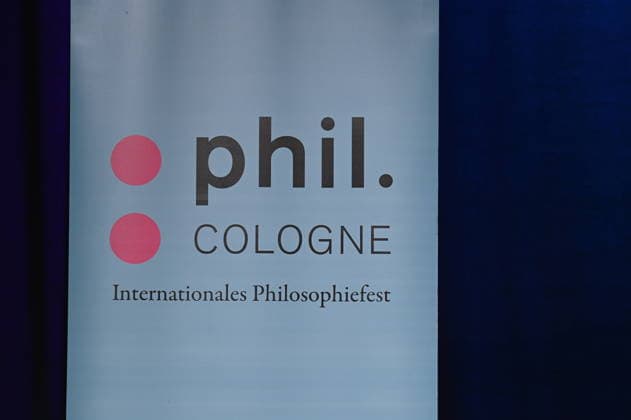 Logo, Schriftzug der Phil.Cologne, ein internationales Fest für Philosophie *** Logo, lettering of Phil Cologne, an international festival of philosophy